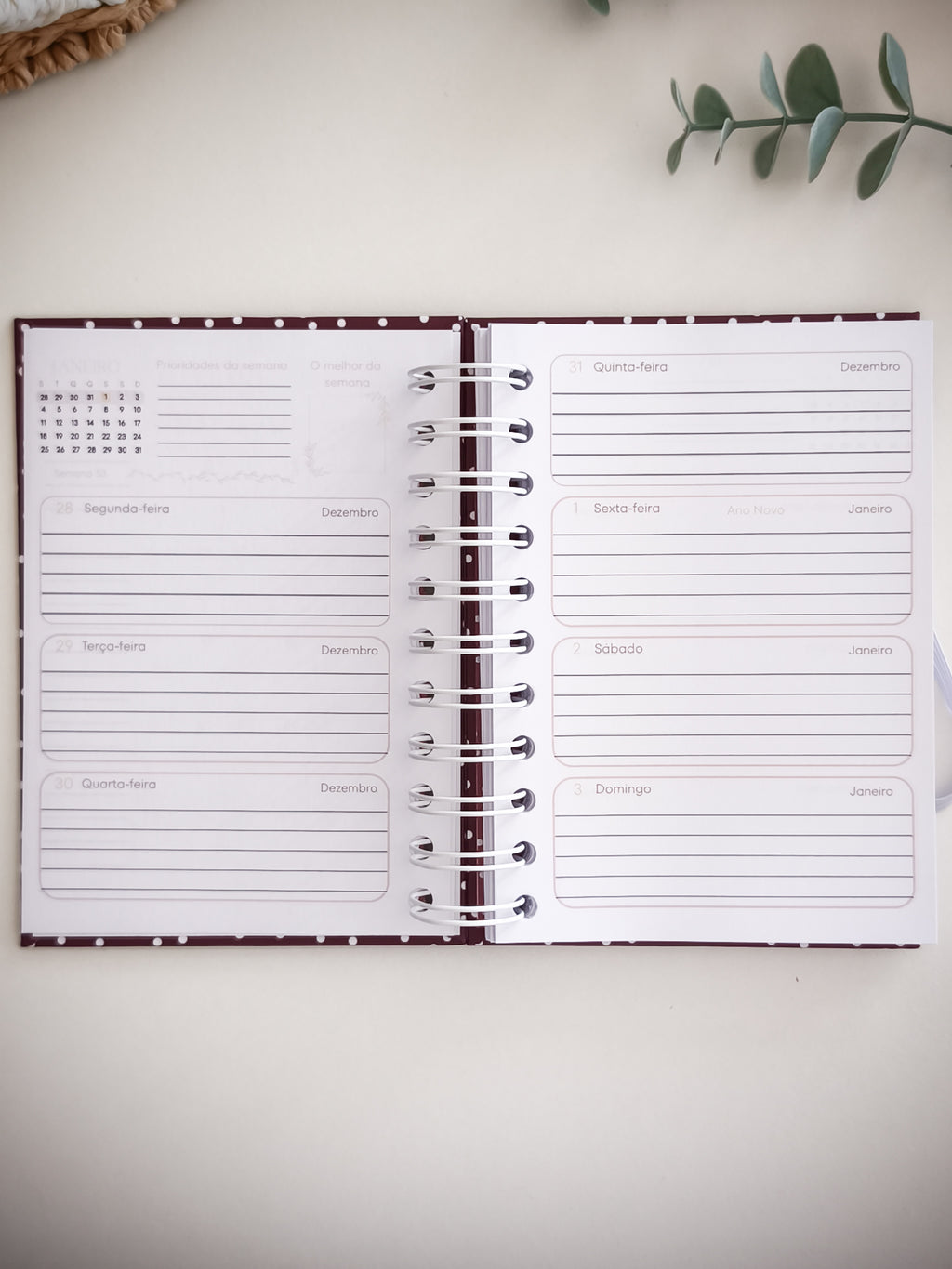 Agenda Semanal A6