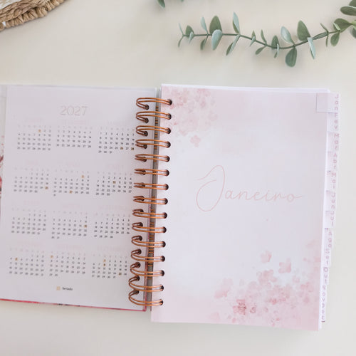 Agenda Diária com separadores