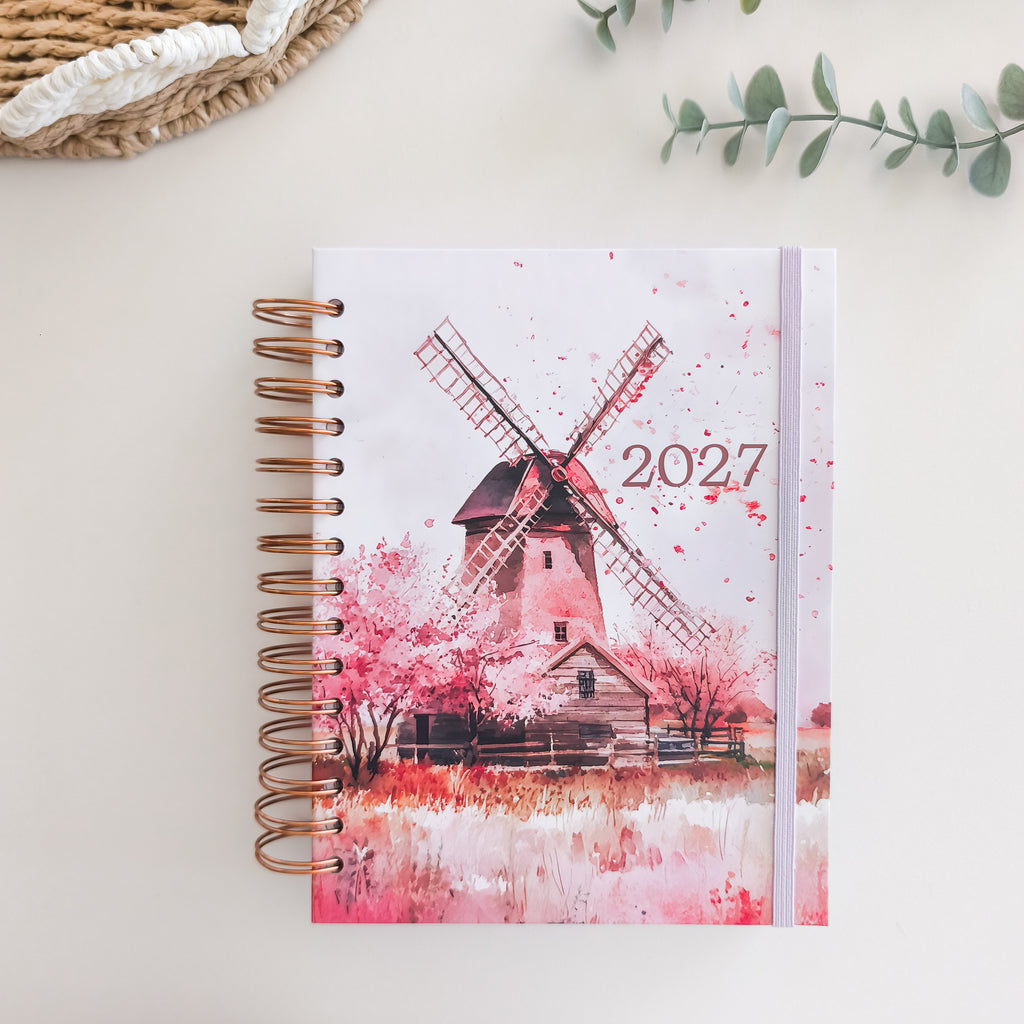 Agenda Diária com separadores
