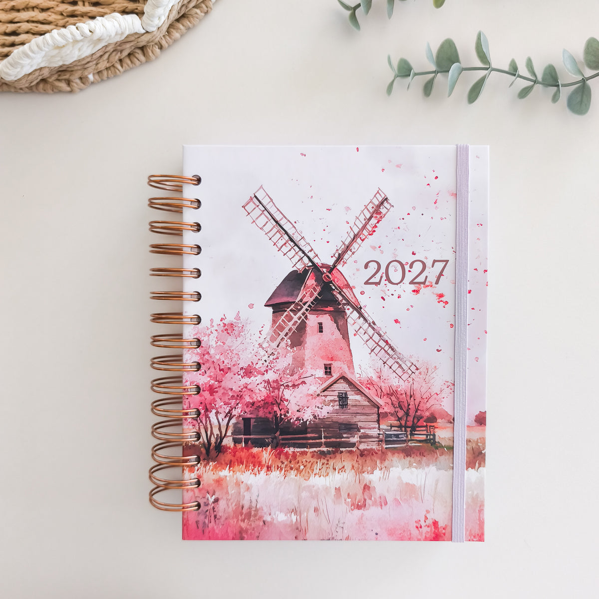 Agenda Diária com separadores