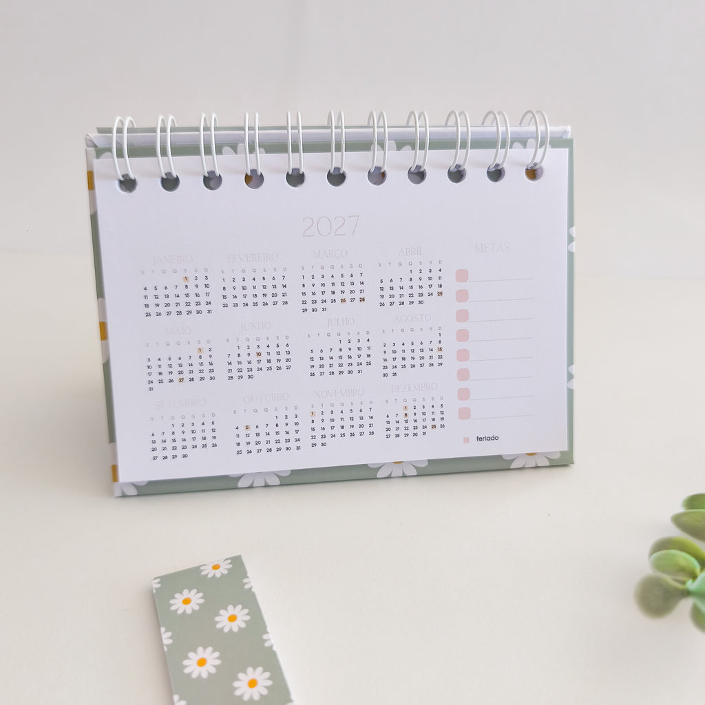 Calendário de Mesa