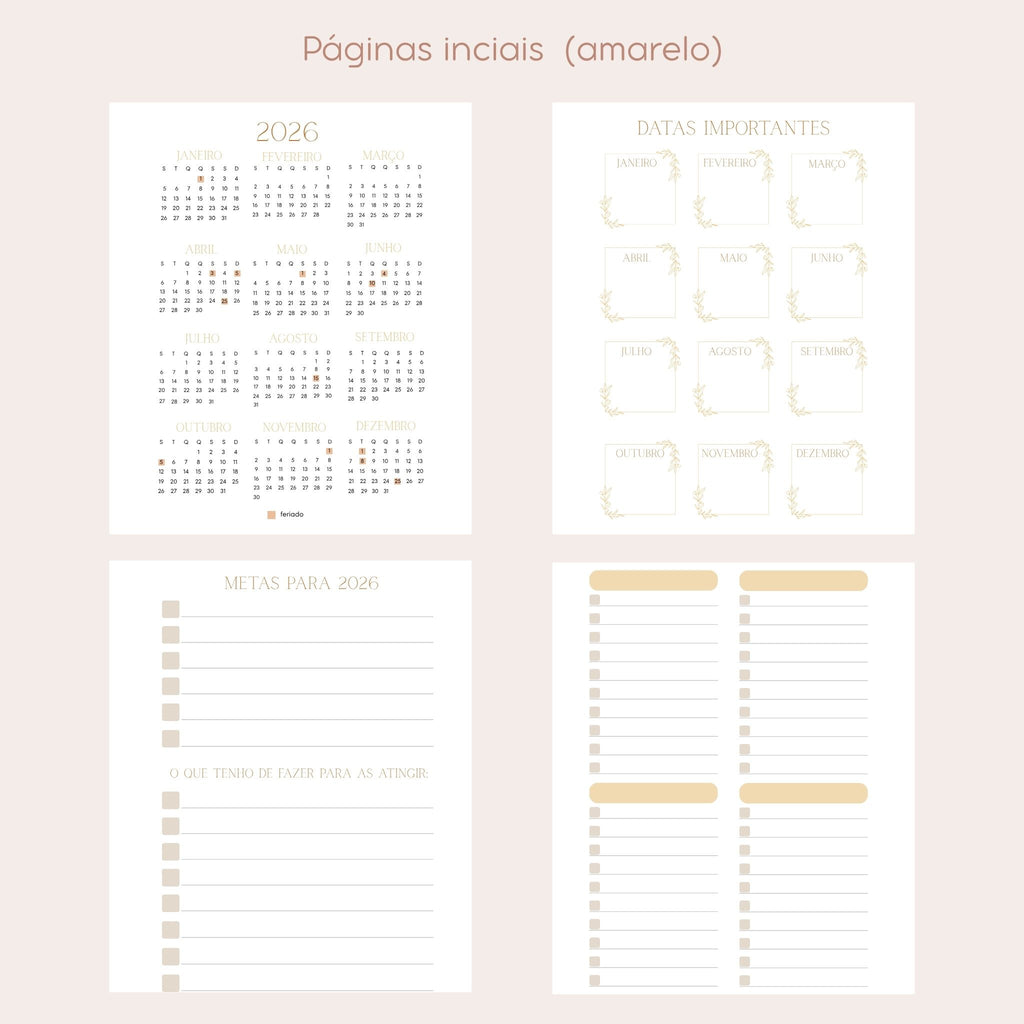 Agenda Semanal Premium