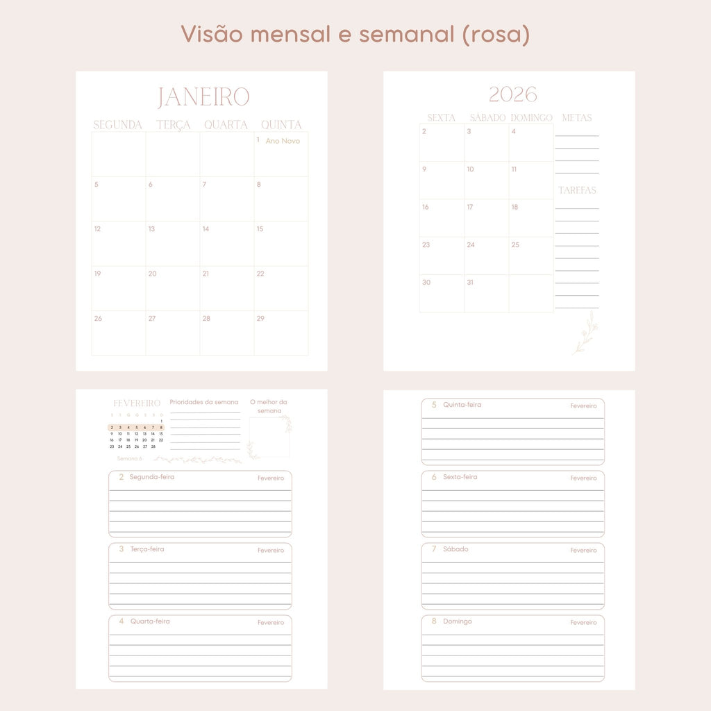 Agenda Semanal Premium