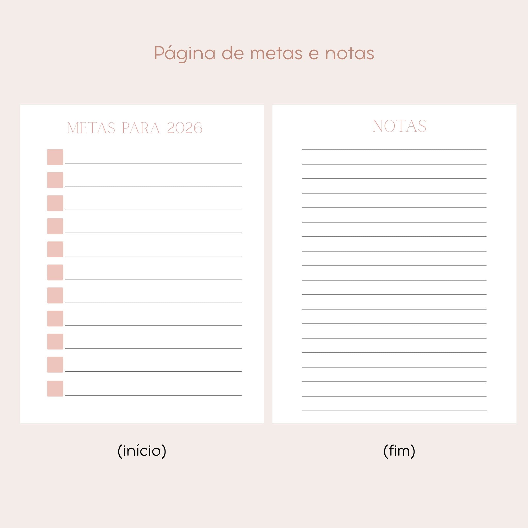 Agenda Semanal A6