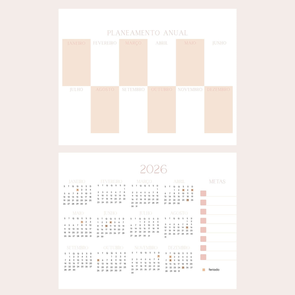 Calendário de Mesa