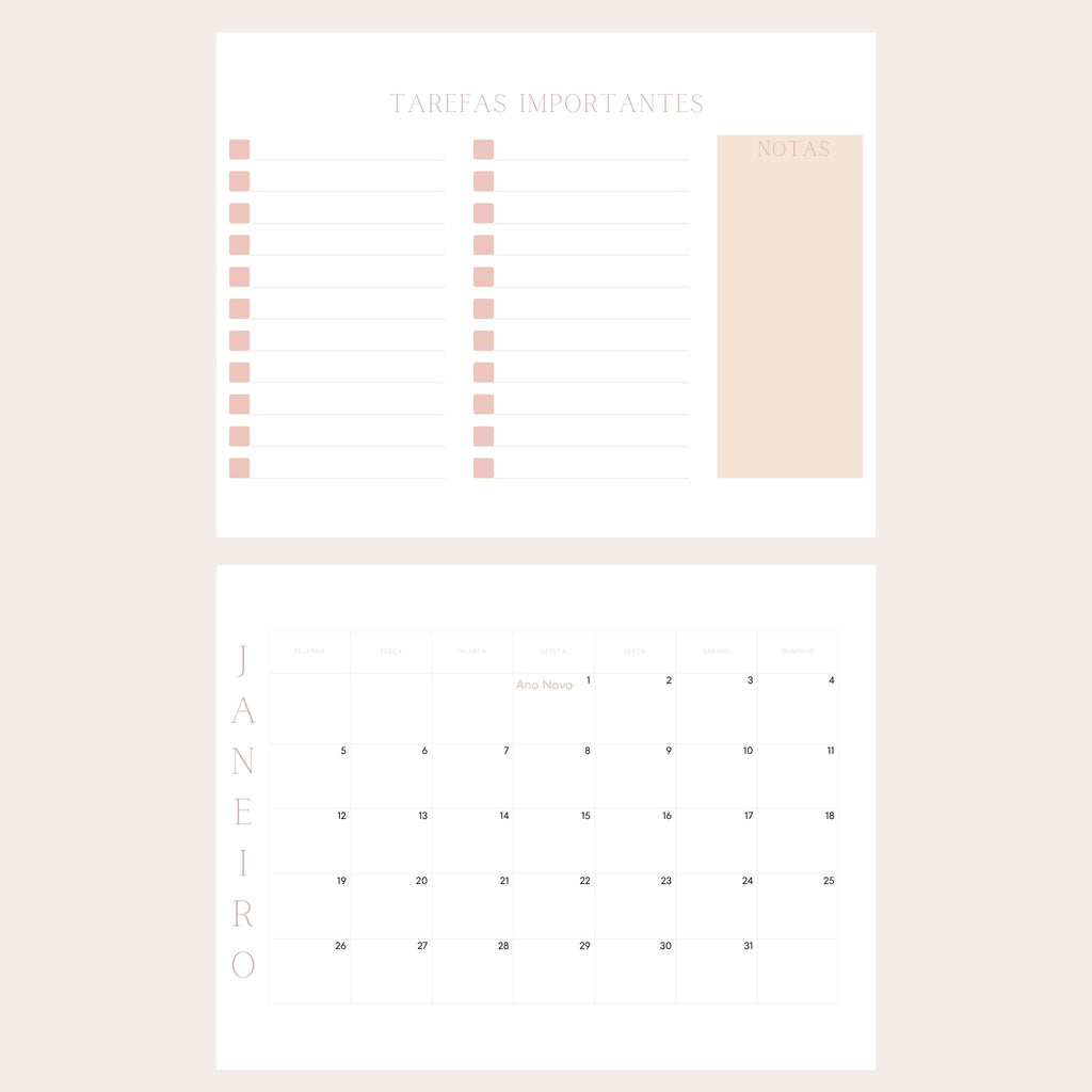 Calendário de Mesa