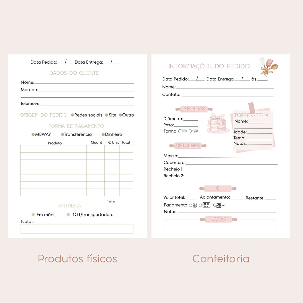 Caderno de Encomendas - Discos