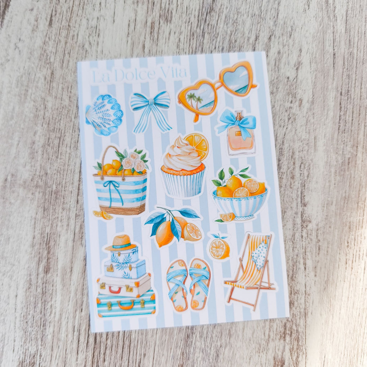 Folha de stickers - La Dolce Vita