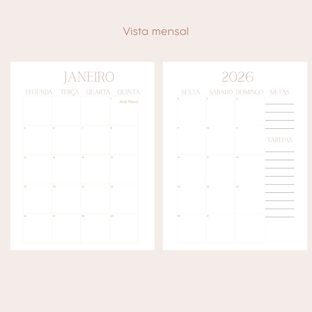 Agenda Semanal A5
