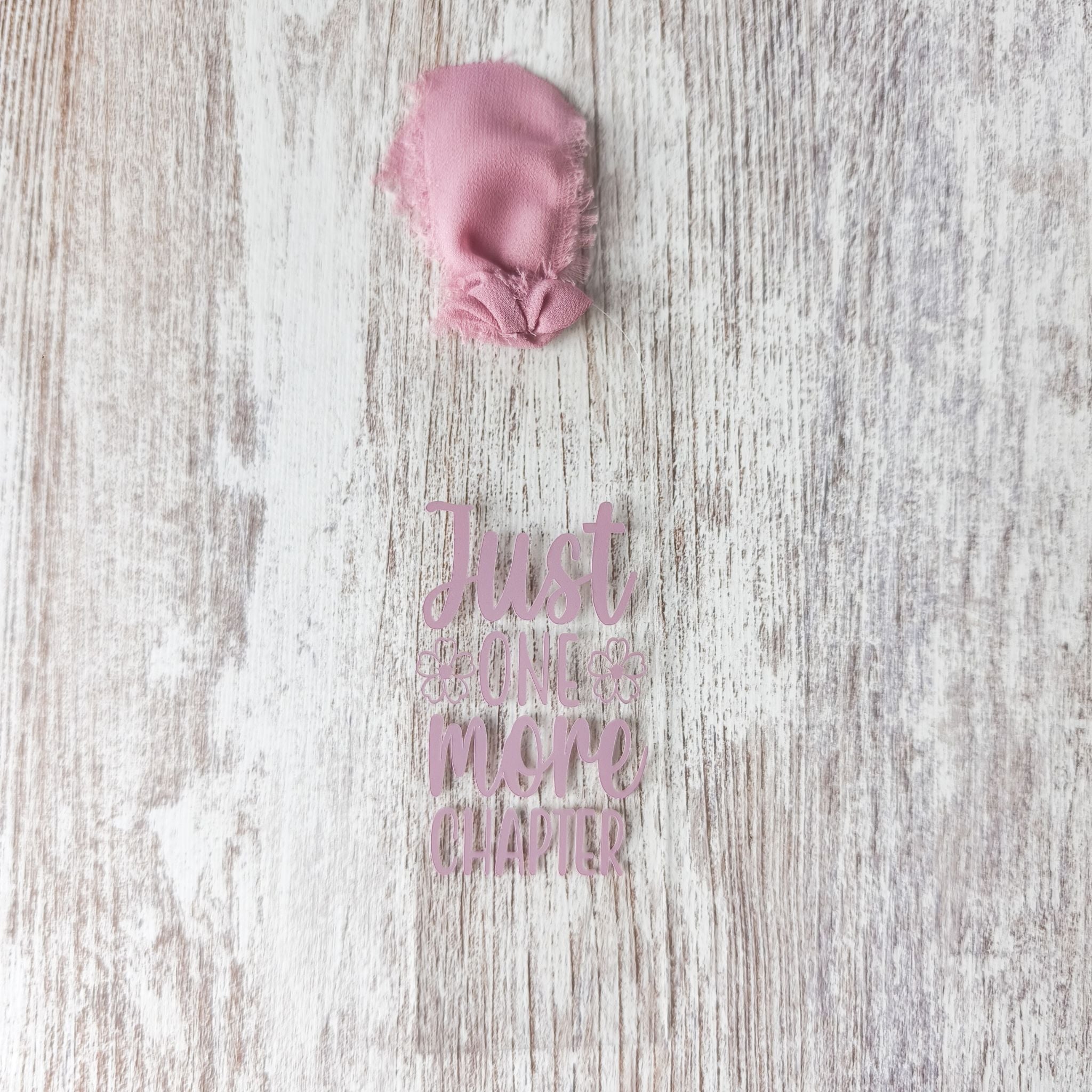 Marcador Acrílico - Just One More Chapter