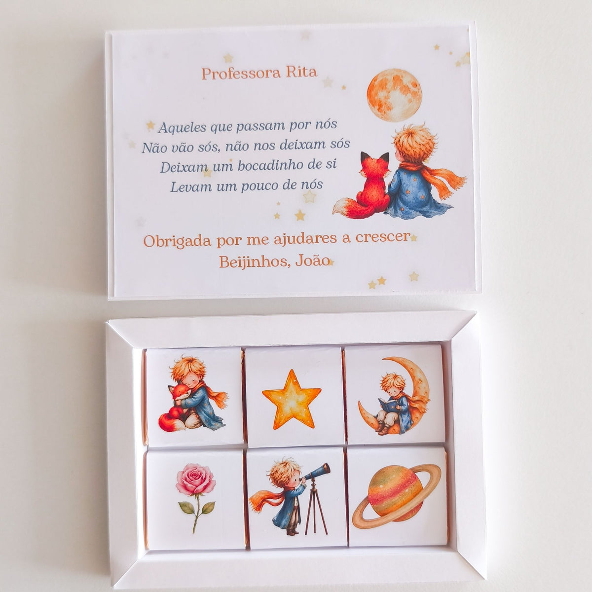 Caixa 6 napolitanas O Principezinho