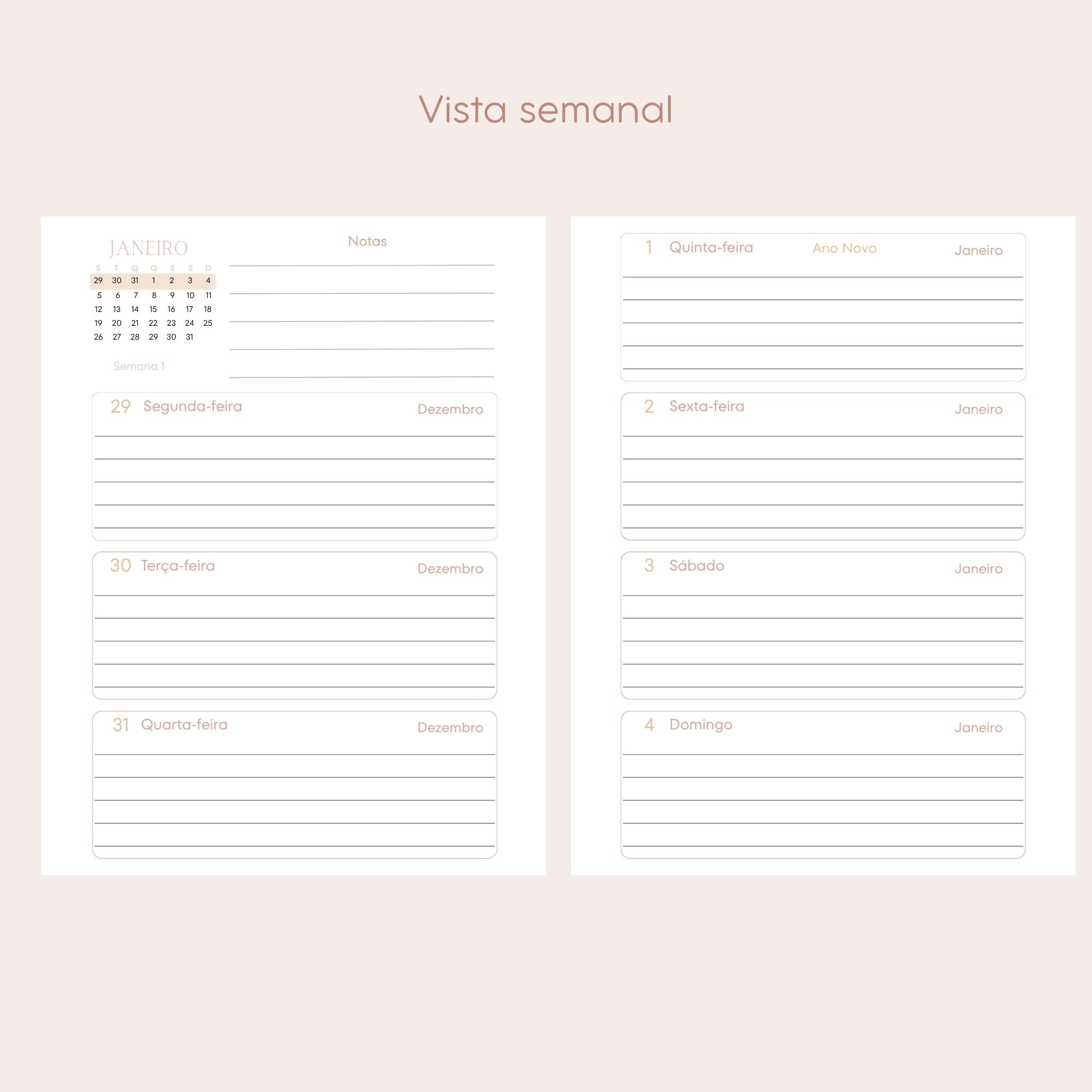 Agenda Semanal A6
