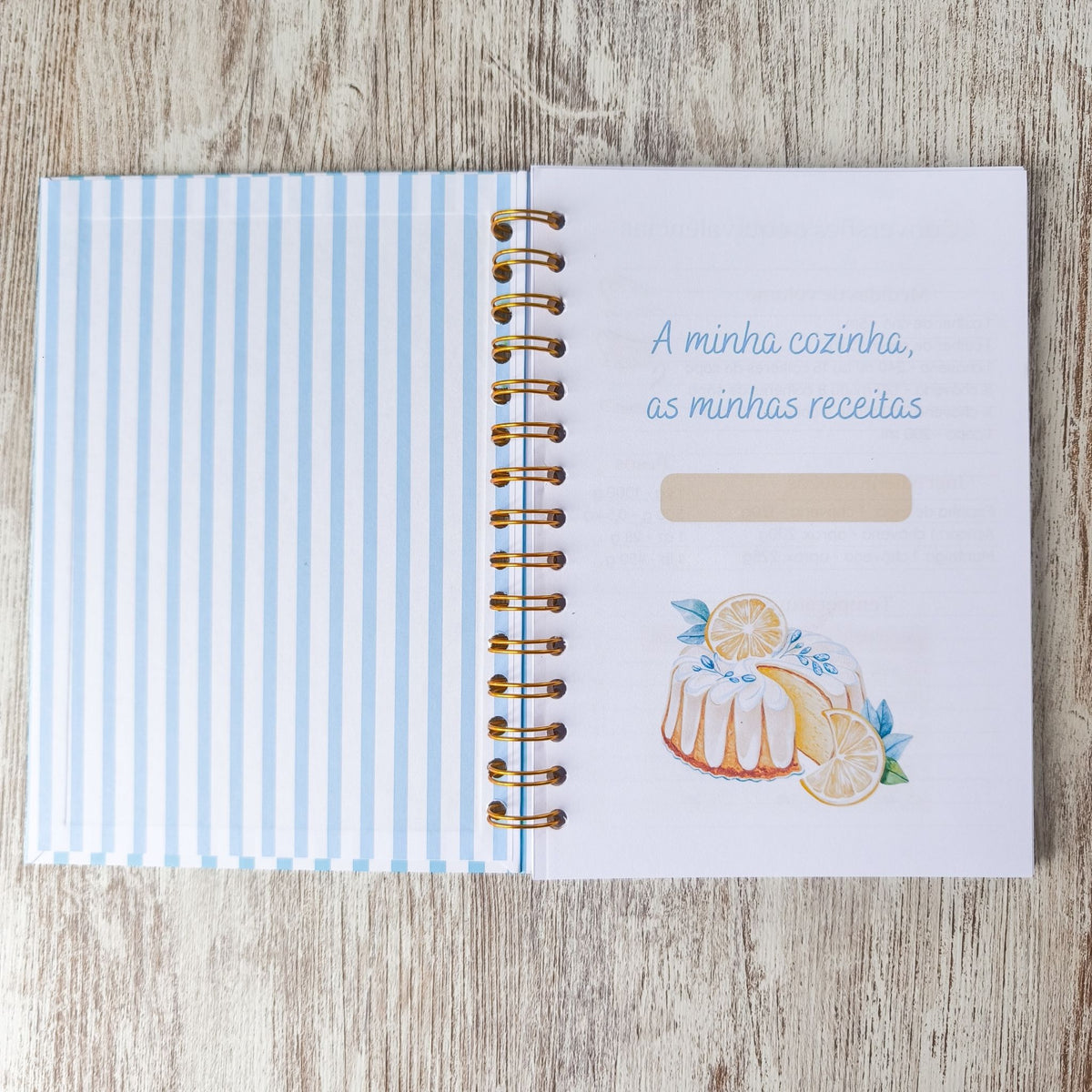 Caderno de Receitas (Argolas) - La Dolce Vita