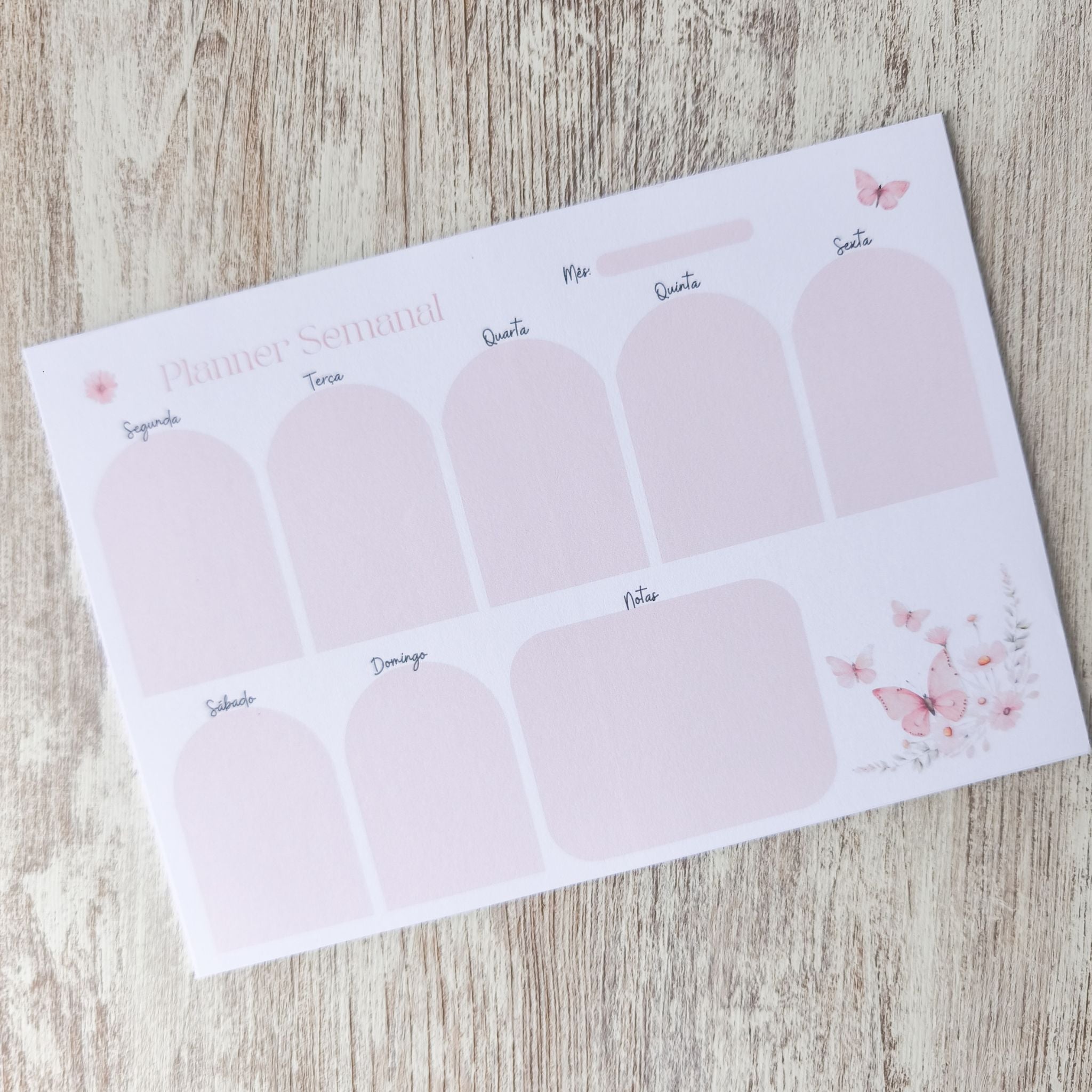 Planner Semanal - Tempo de Florescer