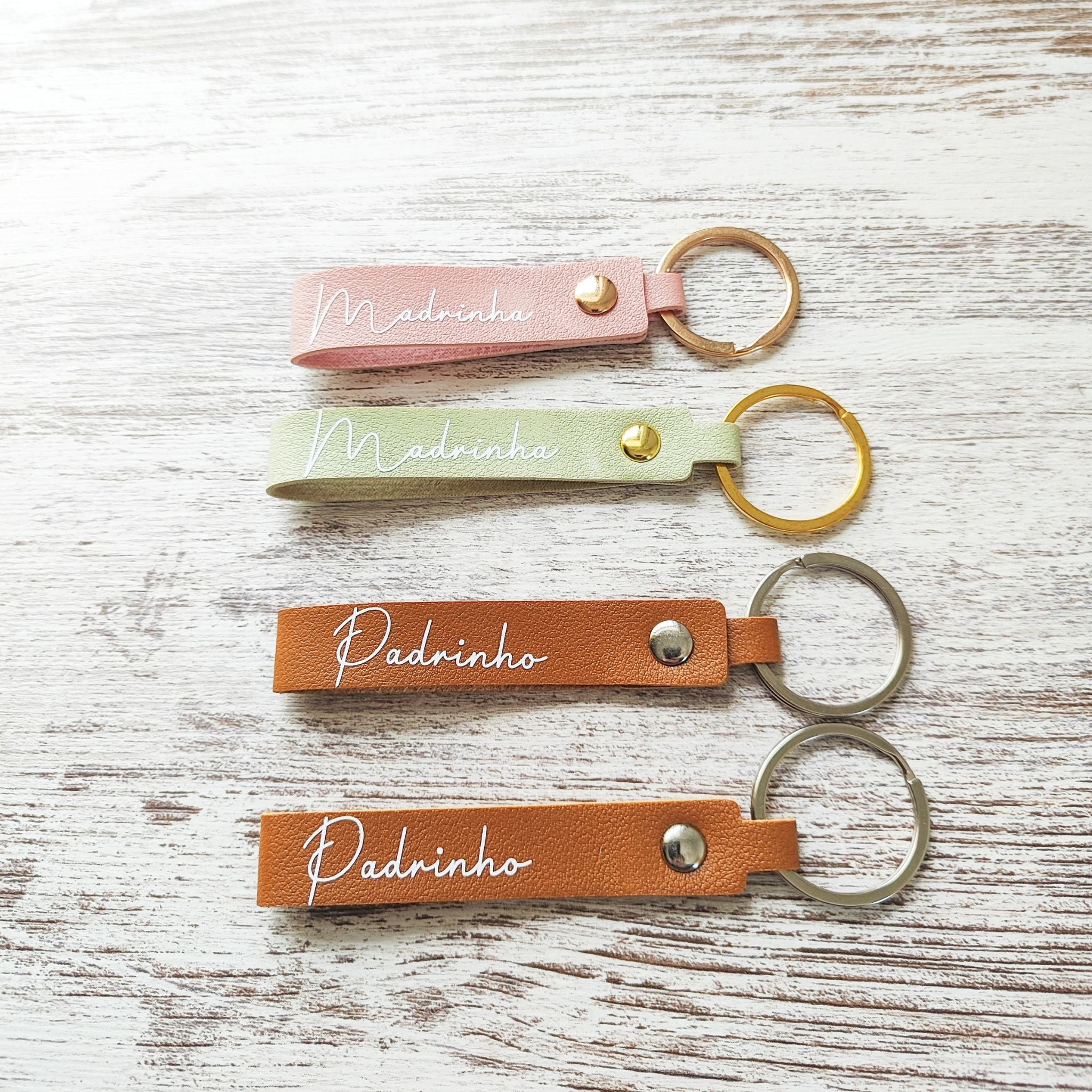 Porta-chaves em Couro Personalizado