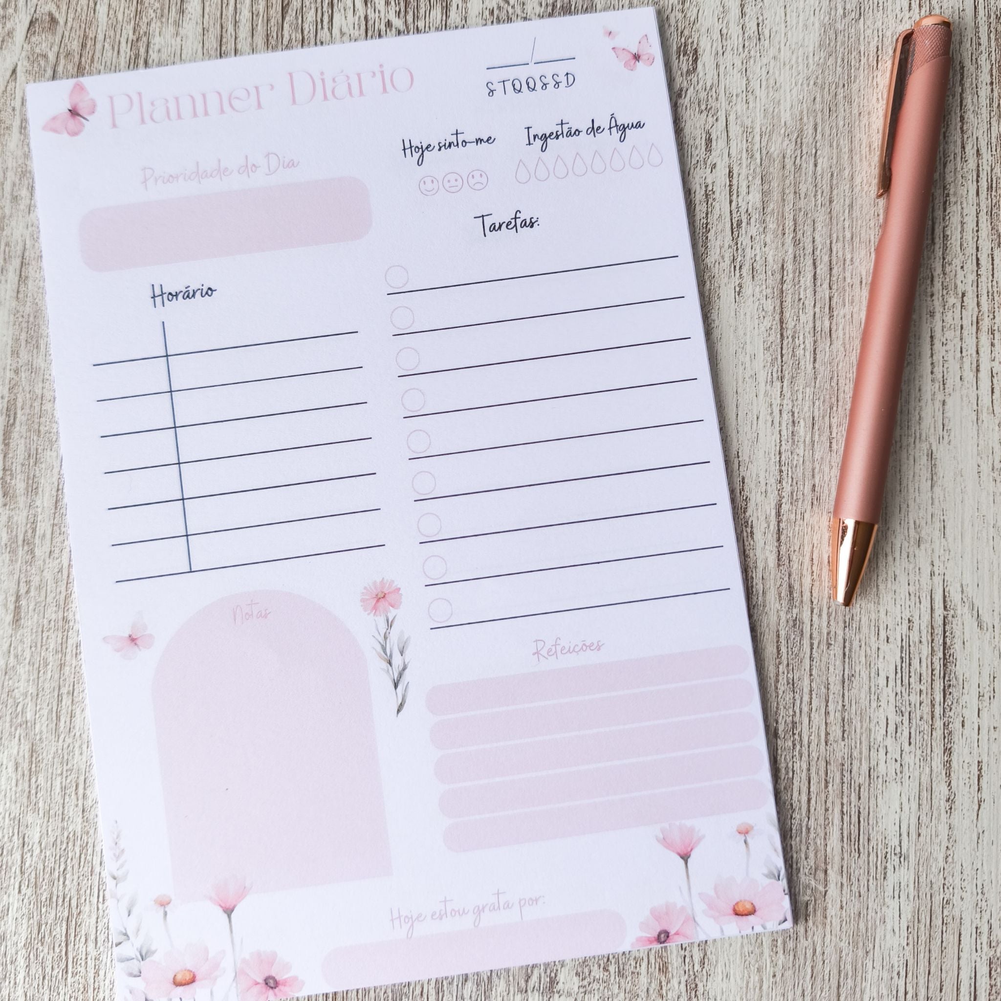 Planner Diário - Tempo de Florescer